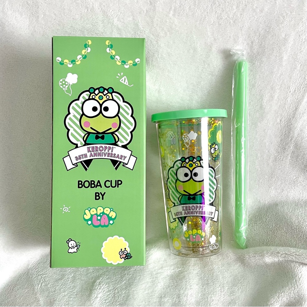 Sanrio Keroppi 35th Anniversary Boba Cup by JapanLa